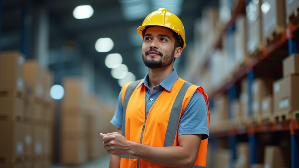 Warehouse workers processing e-commerce orders with boxes and delivery packages in modern fulfillment center