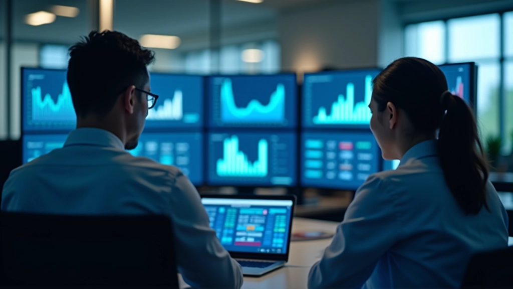 Technology sector growth chart showing Malaysia's digital economy expansion with rising revenue trends and economic metrics visualization
