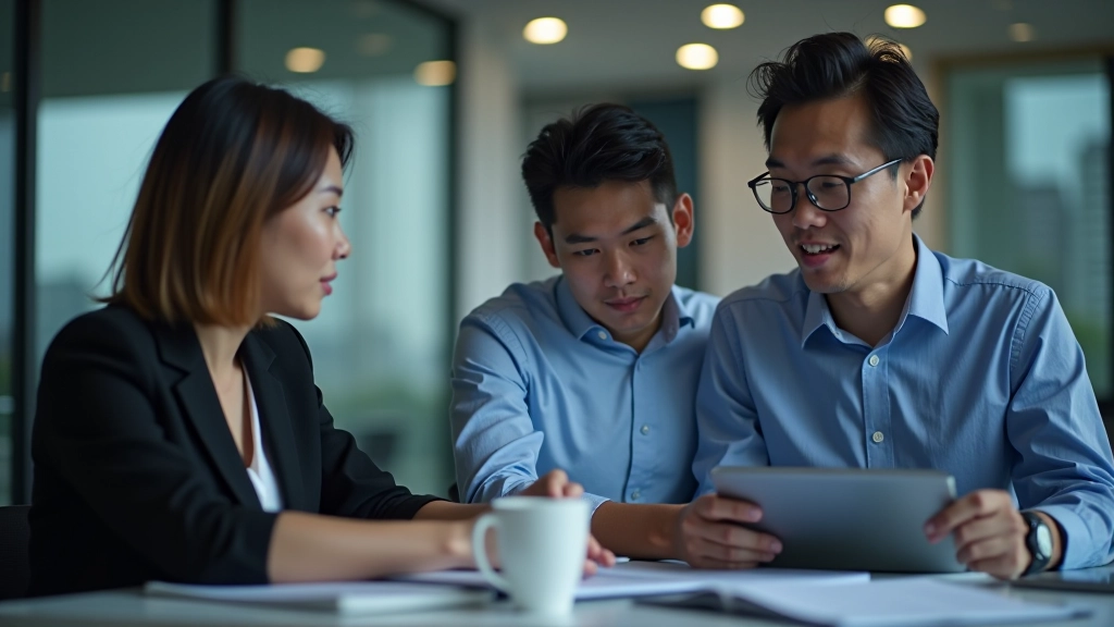 Team collaborating on digital transformation strategy